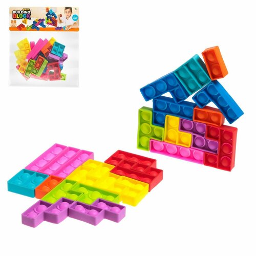 Конструктор мягкий тетрис POP IT 26 деталей 618₽