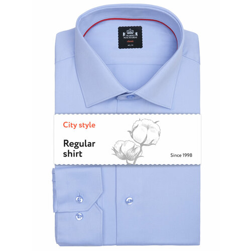 Рубашка Mario Machardi, размер 3XL, голубой