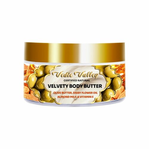 Масло для тела Vedic Valley бархатистое Олива и Ромашка (Velvety Body Butter), 250 г