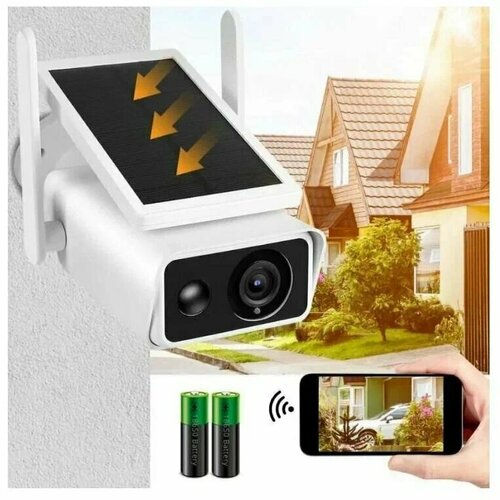 Уличная беспроводная камера WiFi с солнечной батареей iCSee-qc7-WiFi бела 544000₽