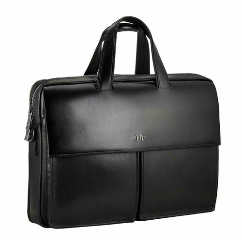 Портфель фактура зернистая, черный