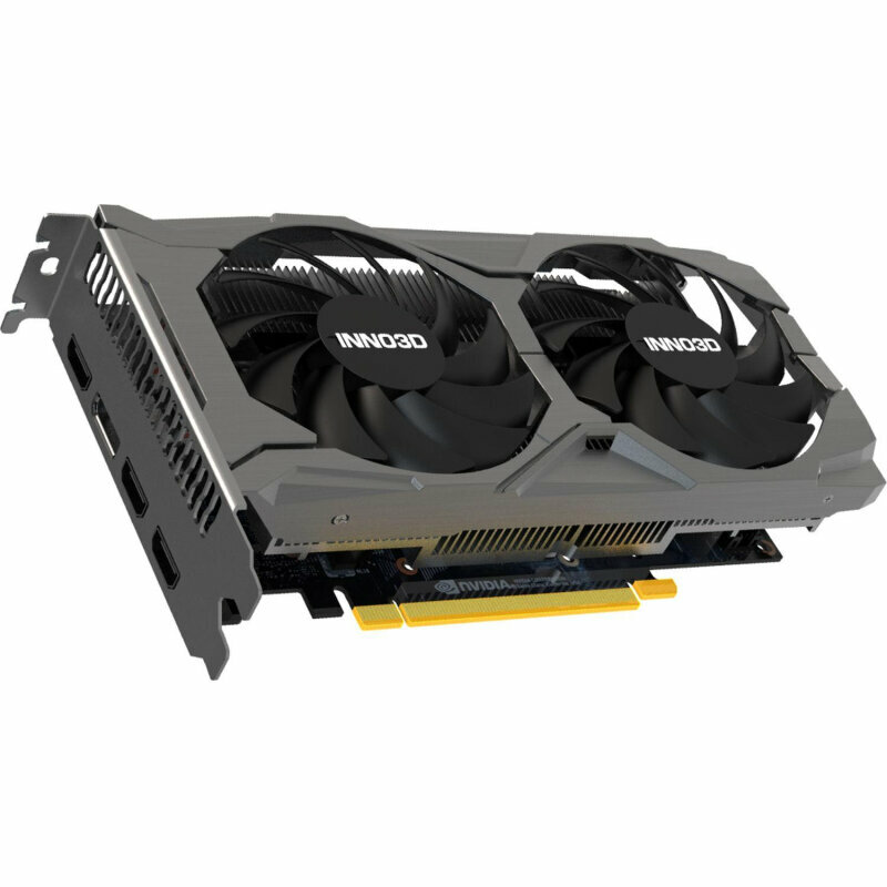 Видеокарта INNO3D GTX1650 Twin X2 OC V3 4GB GDDR6 128-bit HDMI DPx3 2FAN, 1989629