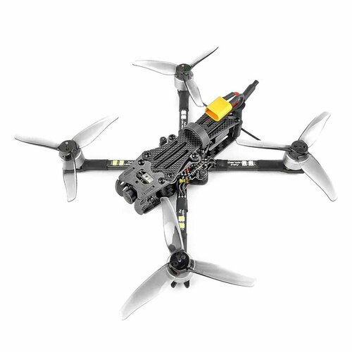 Квадрокоптер FPV Darwin BabyApe Pro V2 (ELRS 2.4G, черный) darwinfpv f411 aio flight controller whoop blheli s betaflight f4 15a osd bec bl s 1 3s 4in1 esc for rc drone fpv racing