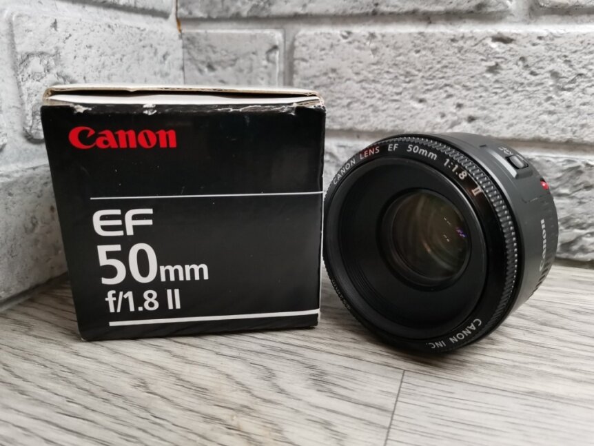 Объектив Canon EF50mm f/1.8 ll