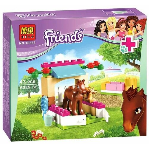 Конструктор Жеребенок 43 дет 10533 конструктор lego friends 41089 жеребенок 43 дет