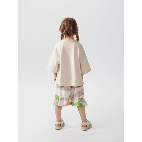 фото Футболка happy baby весна-лето 2024, размер 128-134, beige