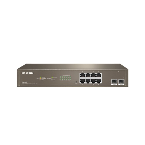 Коммутатор TENDA 8GE/2SFP POE MANAGED G3310F IP-COM