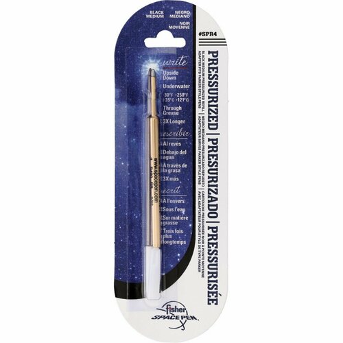 Сменный космический шариковый стержень для ручек Parker и Fisher Space Pen PR Black Medium 2070₽