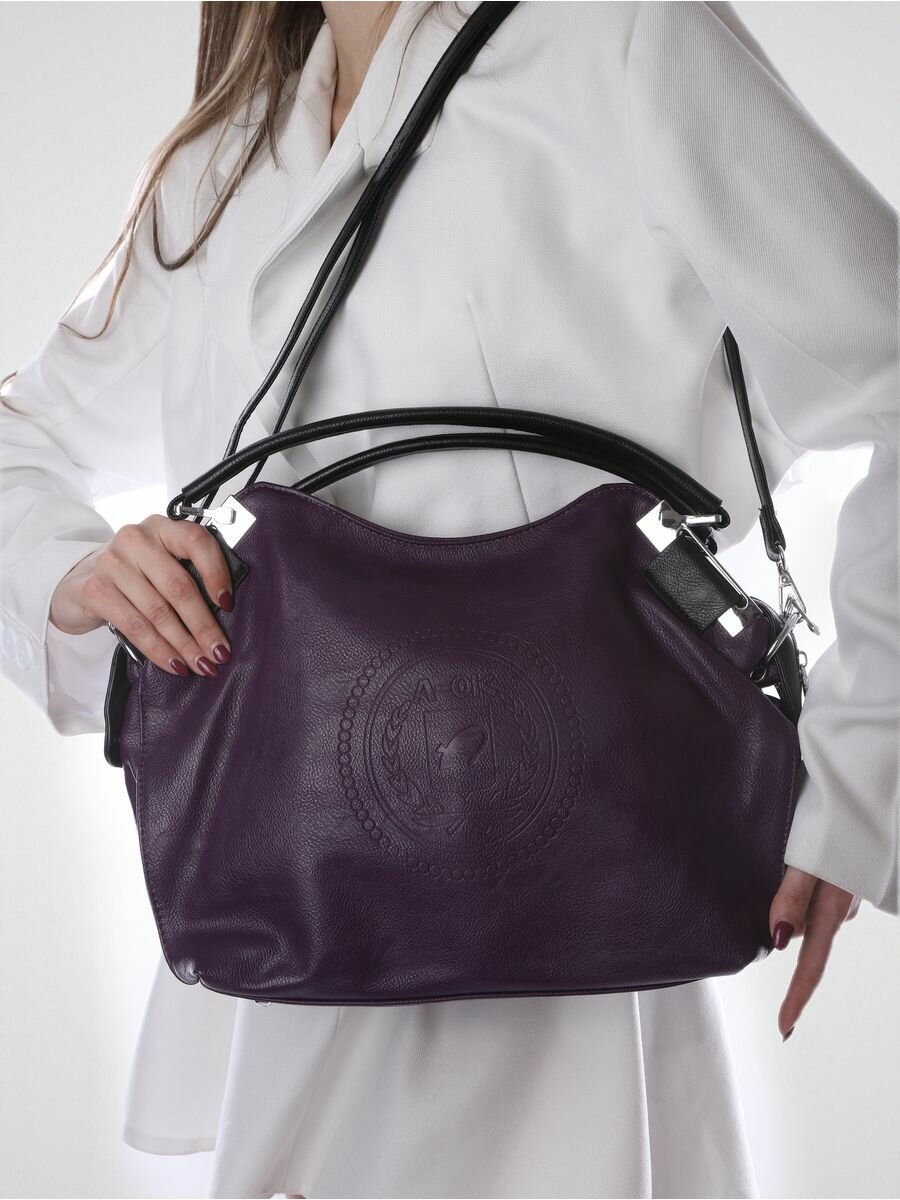 фото Сумка большая женская через плечо офисная шопер кроссбоди