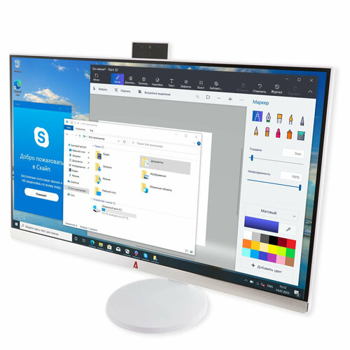 Моноблок Azerty AZ-2702 27 2560x1440 IPS Intel I7-4600M 16Gb SSD 1Tb белый 2560x1440 WQHD 6306000₽