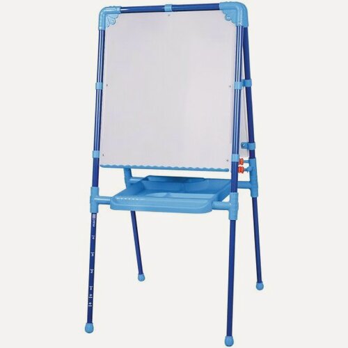 Изображение товара Мольберт растущий Brauberg для мела/магнитно-маркерный, 53х46 см, "NIKA KIDS", синий, 238049