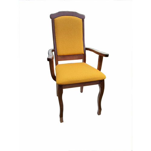 Кресло Барон с удобными подлокотниками из массива дерева