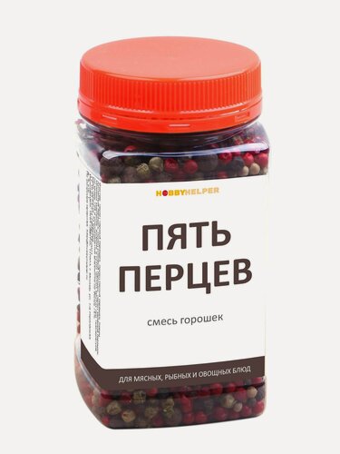 Изображение товара Смесь 5 перцев горошком HOBBYHELPER 150г