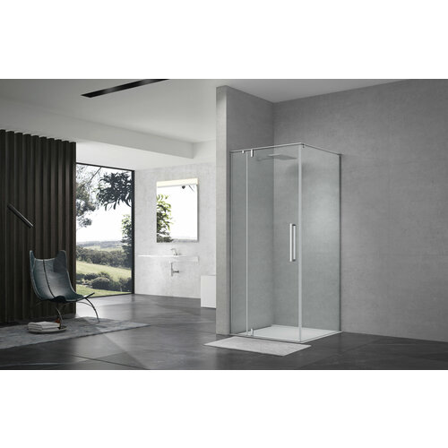 Душевой уголок Terminus Альба 90х90 3EW90х90C без поддона стекло прозрачное профиль хром 76500₽