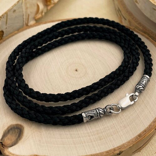 Изображение товара Шнур, серебро, 925 проба, чернение