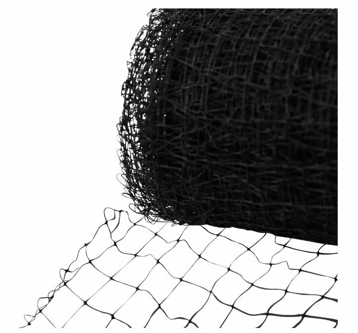 Сетка для защиты водоемов от мусора 4x4 м пластик зеленый