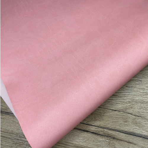 Переплетный кожзам (Италия) матовый, цвет розовый, отрез 33*70 см