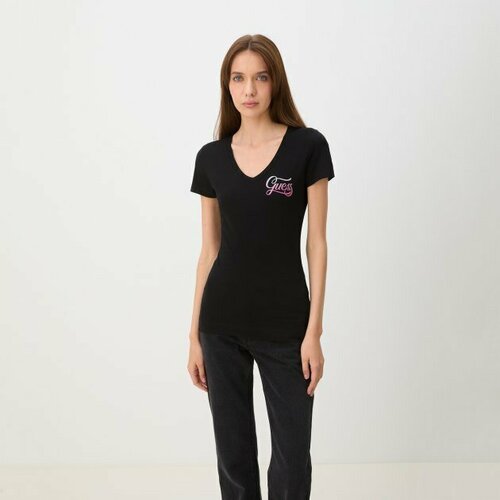 Футболка GUESS, размер L, черный