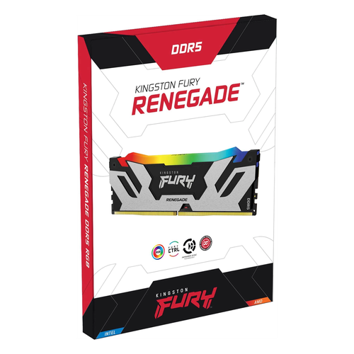 Модуль памяти 32GB DDR5 8000 FURY Renegade SilverBlack RGB XMP 4141800₽
