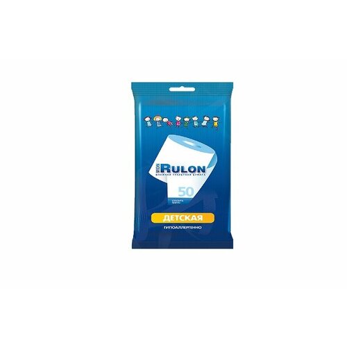 Влажная туалетная бумага Mon Rulon Детская липучка 50 шт 2 уп 349₽