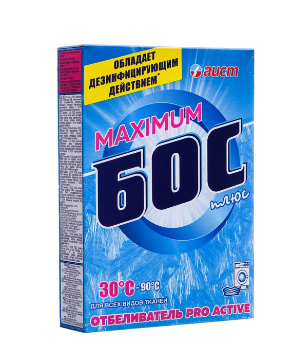 Отбеливатель Аист Бос-плюс Maximum, порошок, для тканей, 300 г