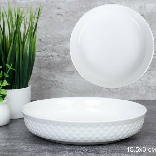 Блюдо сервировочное круглое 155х32 см 500₽