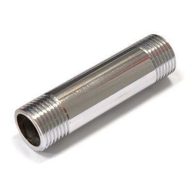 Бочонок 1/2", 40 мм, латунь удлинительный, хромированный, 1 шт. — фото 1