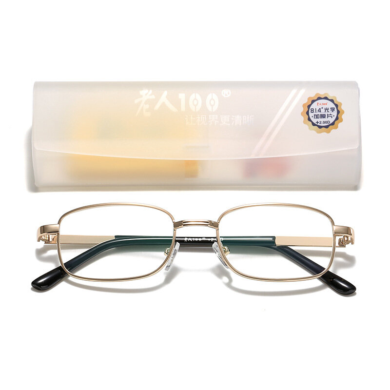 фото Очки для чтения, защита от подделок, 100% натуральный лист стекла, 814