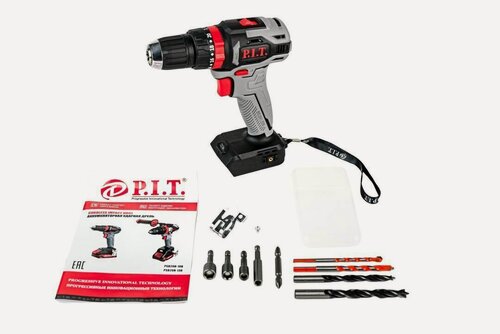 Изображение товара Дрель ударная бесщеточная аккумуляторная P.I.T. PSB20H-10B SOLO (без АКБ и ЗУ)