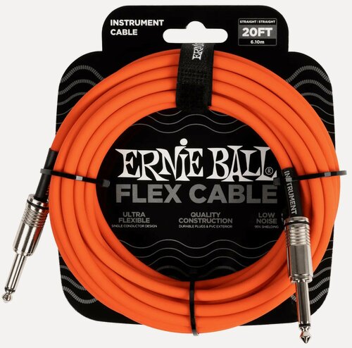 Изображение товара Инструментальный кабель Ernie Ball 6421 6м Flex Orange