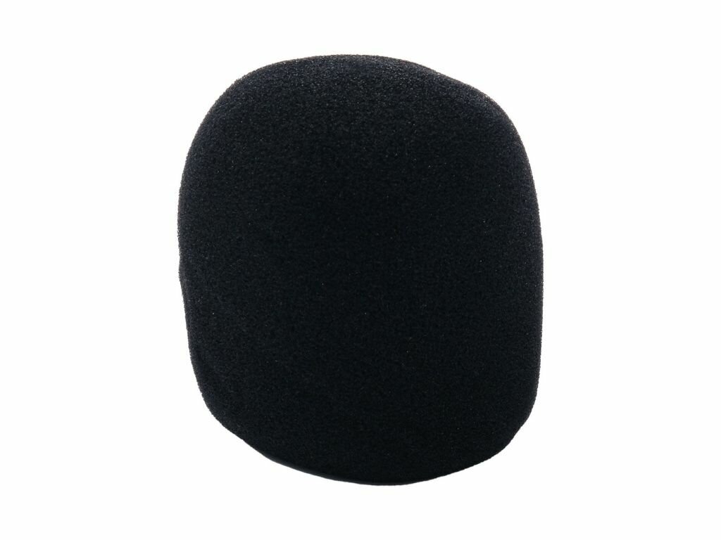 Ветрозащита для микрофона (виндскрин) из пенополиуретана, черная