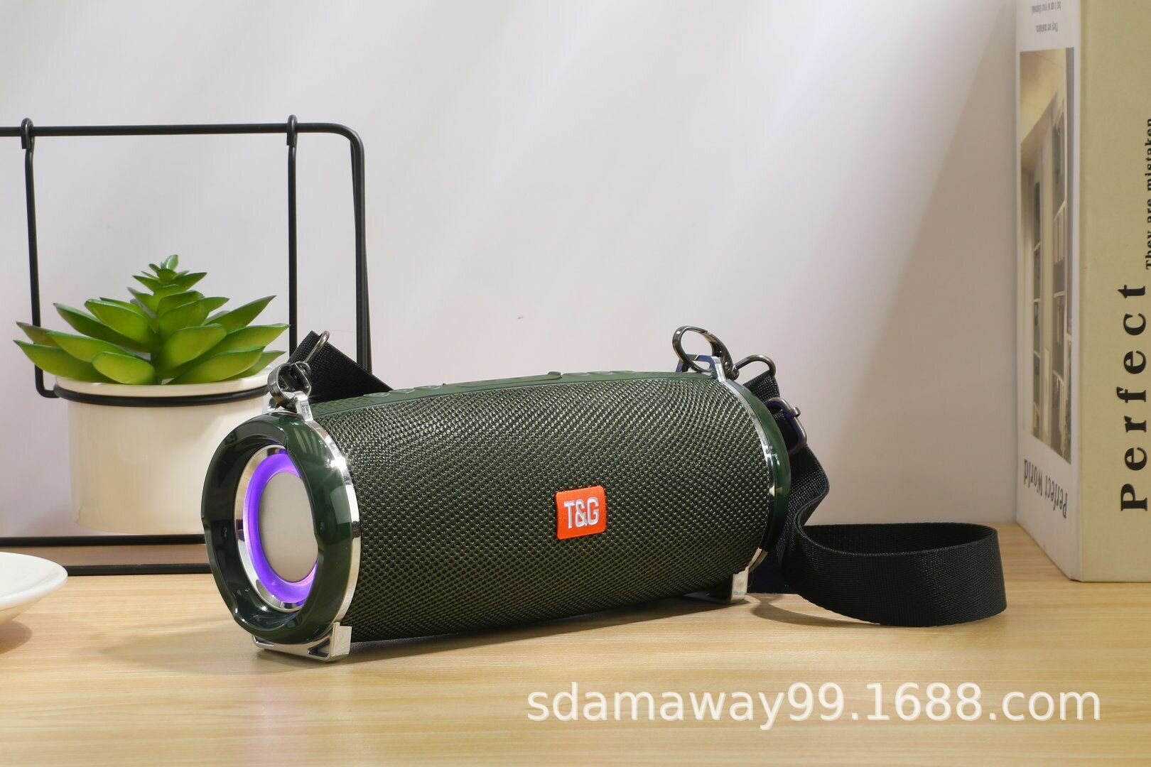 Портативный Bluetooth-динамик T&G TG192, 2 динамика, 10-20 Вт, 6 часов воспроизведения, IPX4