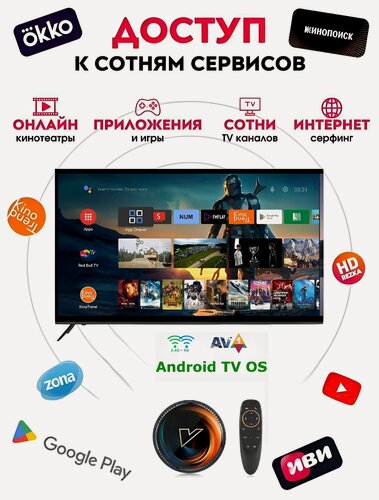 Изображение товара Тв приставка с голосовым управлением под ключ