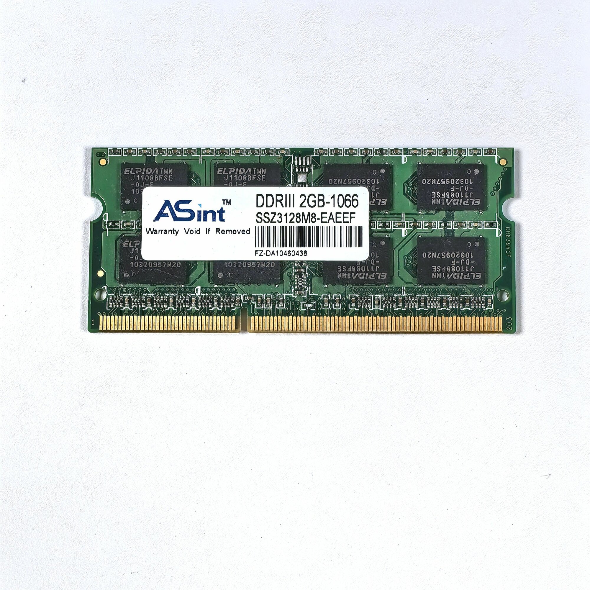 Оперативная память ddr3 2Gb Asint 1066