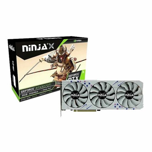 Видеокарта Ninja Sinotex RTX 3070Ti 8GB GDDR6X 256BIT 3xDP HDMI 3FAN RTL 55470₽