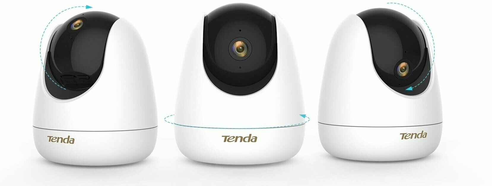 Поворотная Wi-Fi IP камера Tenda CP7 4MP Супер HD (1 штука!)