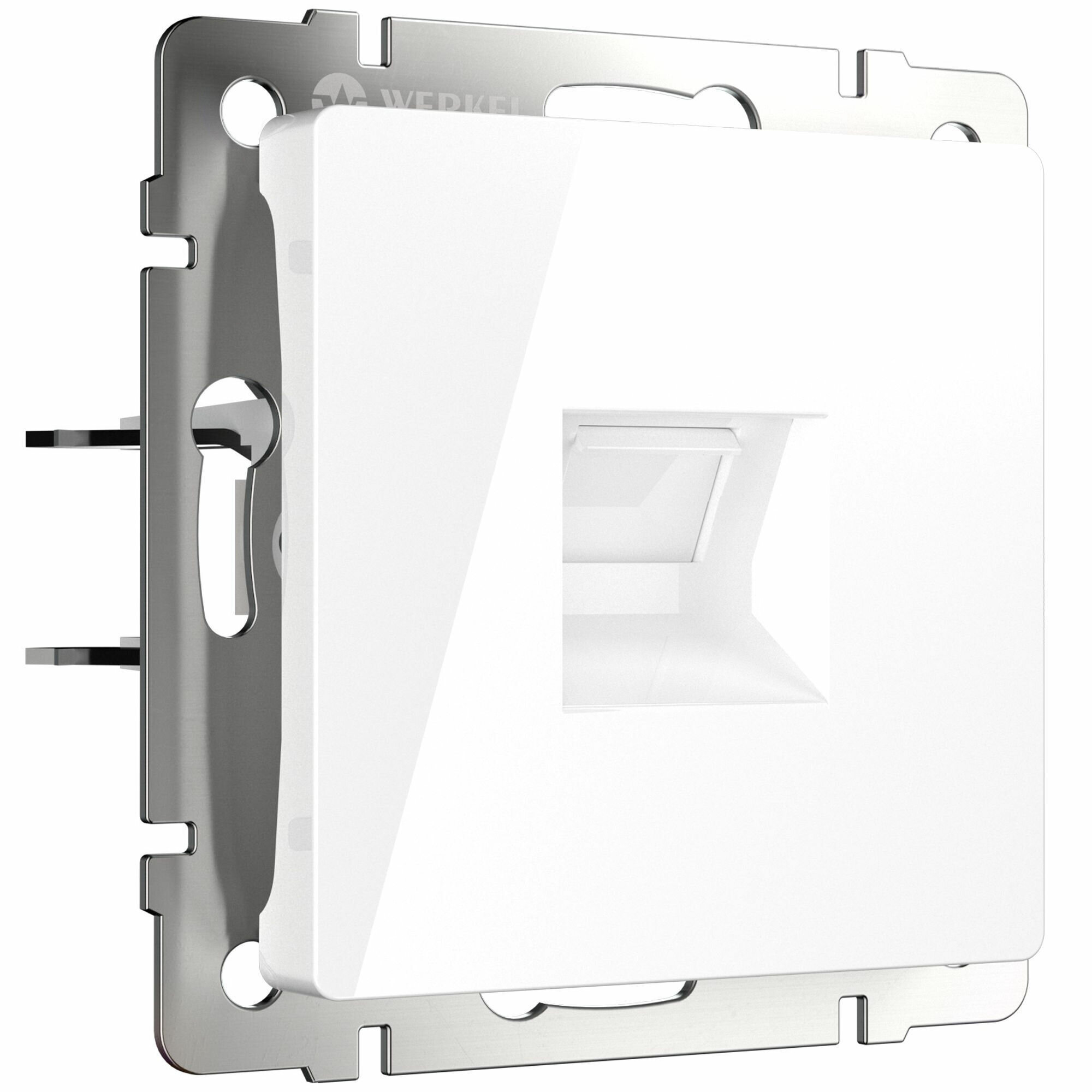 Встраиваемая розетка Ethernet RJ-45 Werkel (Белый)