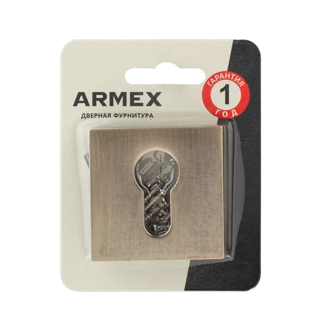 Накладка на цилиндр Armex DP-C-30 6x51 мм цвет бронза