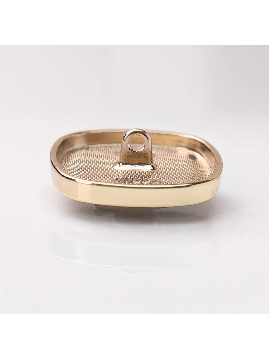 Набор золотистых металлических пуговиц — фото 1