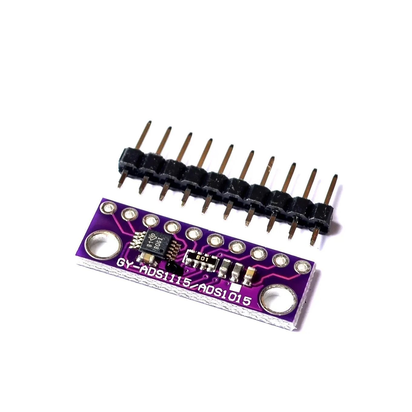 ADS1115 АЦП модуль 16 бит YUN TUDIO, ADS1015 Purple