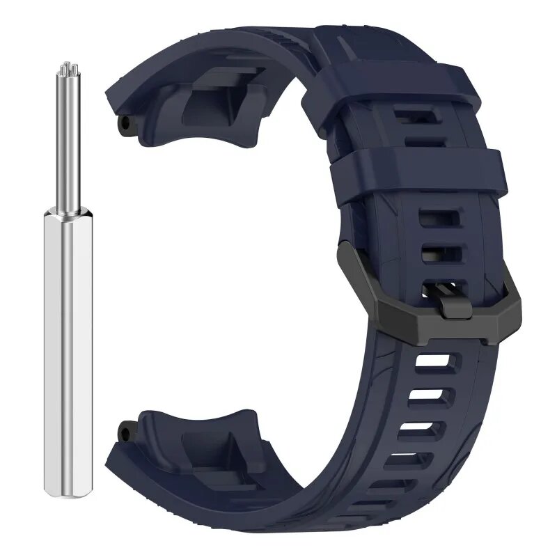 Силиконовый ремешок для Huami Amazfit T-REX 3, Dark Blue, for Amazfit T-REX 3