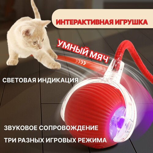 Интерактивная игрушка для кошек "Умный мяч"