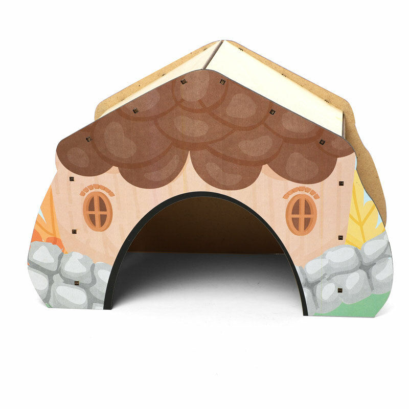 Домик для хомяка и других грызунов деревянный "Жёлудь" S 16*12*9см Gamma