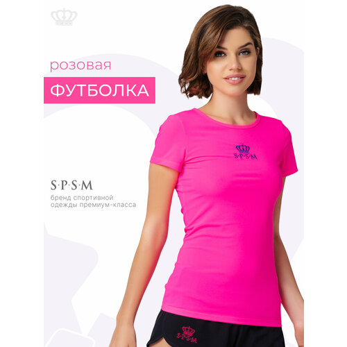фото Футболка s.p.s.m. спорт, размер 3xs, розовый