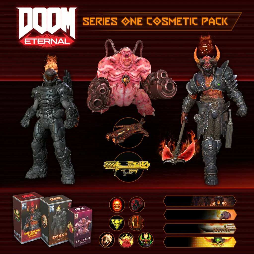 DOOM Eternal: Series 1 Cosmetic Pack для Турецкого аккаунта Sony PlayStation