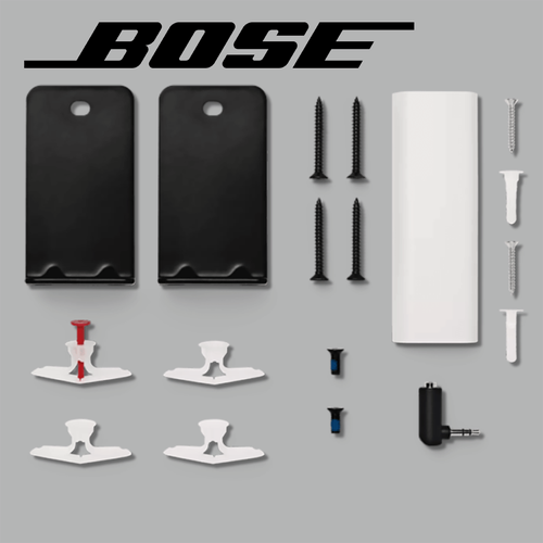 Изображение товара Кронштейн для саундбара Bose Soundbar Wall Bracket, для серии Smart Soundbar, фиксированный, чёрный