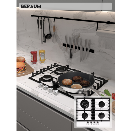 Газовая варочная панель Beraum HG-4G107W с газ-контролем 14490₽