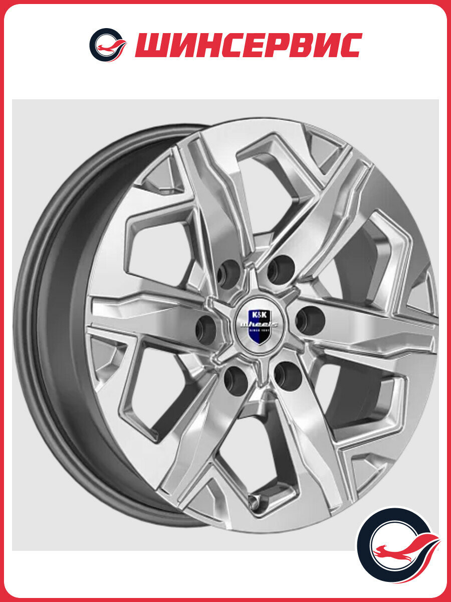 Литой диск КиК Тейт R17x7.5J 6x139.7 ET42 ЦО75.1
