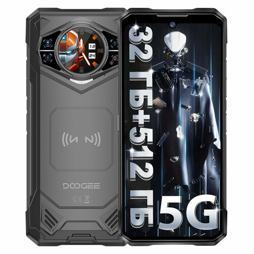 Doogee Смартфон S200 X MediaTek Dimensity 7050 12512 ГБ черный 2962100₽