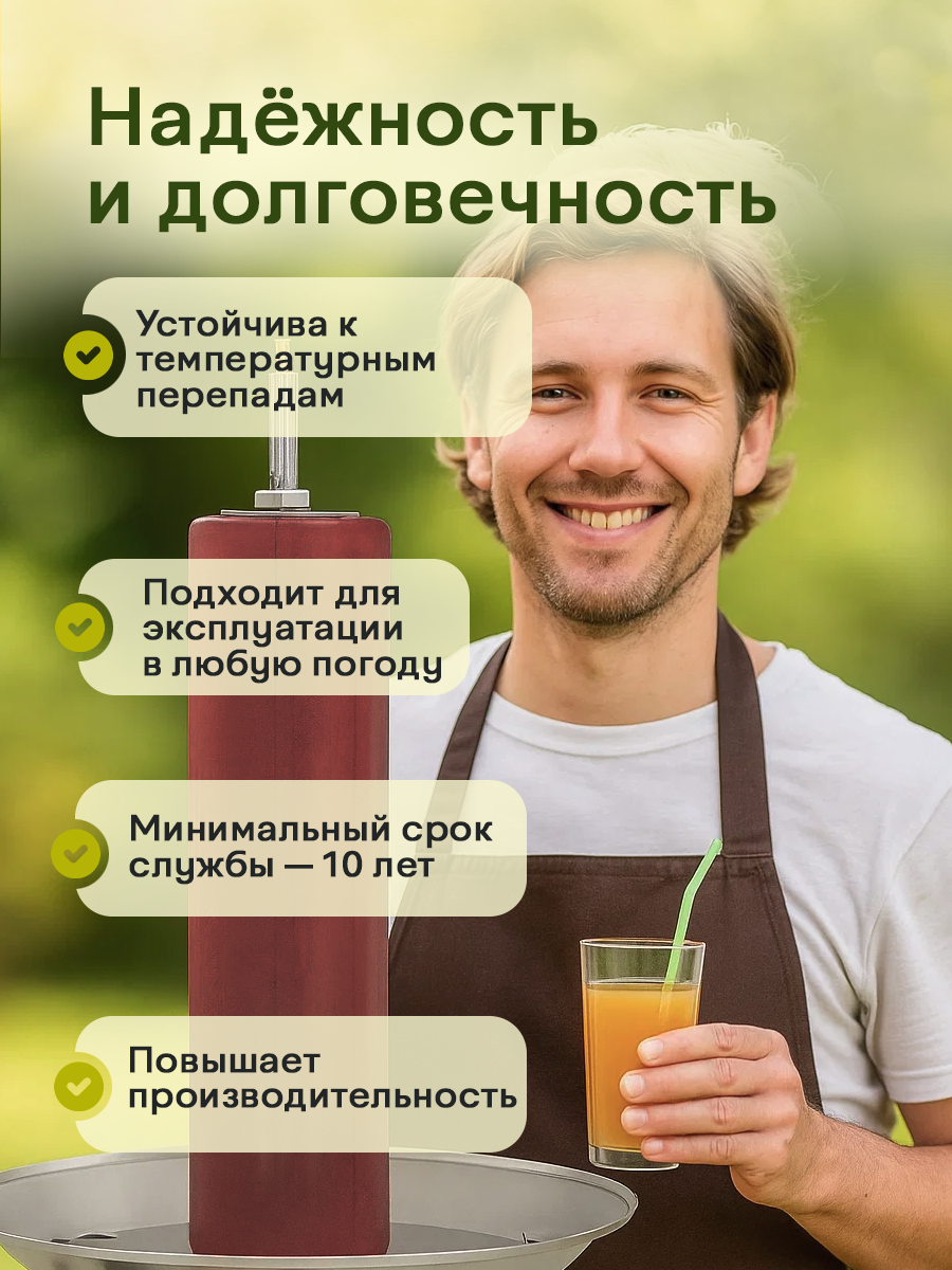 Груша мембрана для гидропрессов 40 л — фото 1